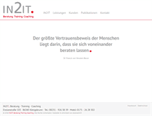 Tablet Screenshot of in2it-consulting.de